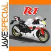 1:12 Scale Diecast Motorcycle Model in White