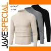Men's Mock Turtleneck Sweater with Dense Knit