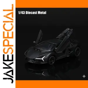 1:43 Scale Lambo Black Supercar Replica