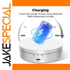 138mm Electric Rotating Display Stand for Jewelry