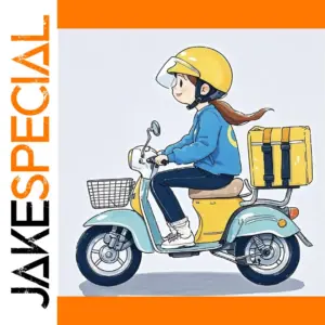 Vibrant Scooter Illustration for Enthusiasts