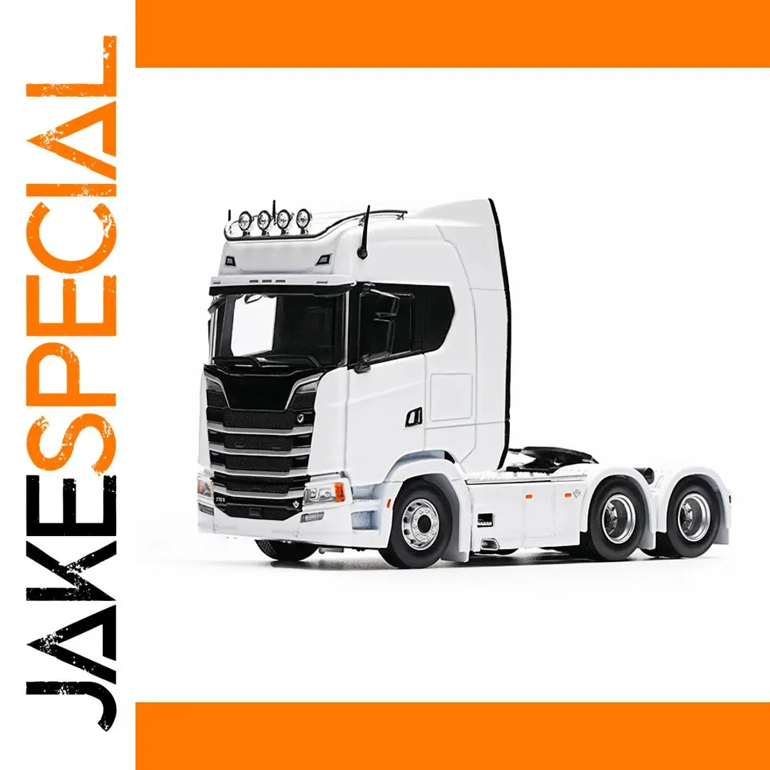 Diecast 770S Tractor Truck Model in White 1 Diecast 770S Tractor Truck Model in White