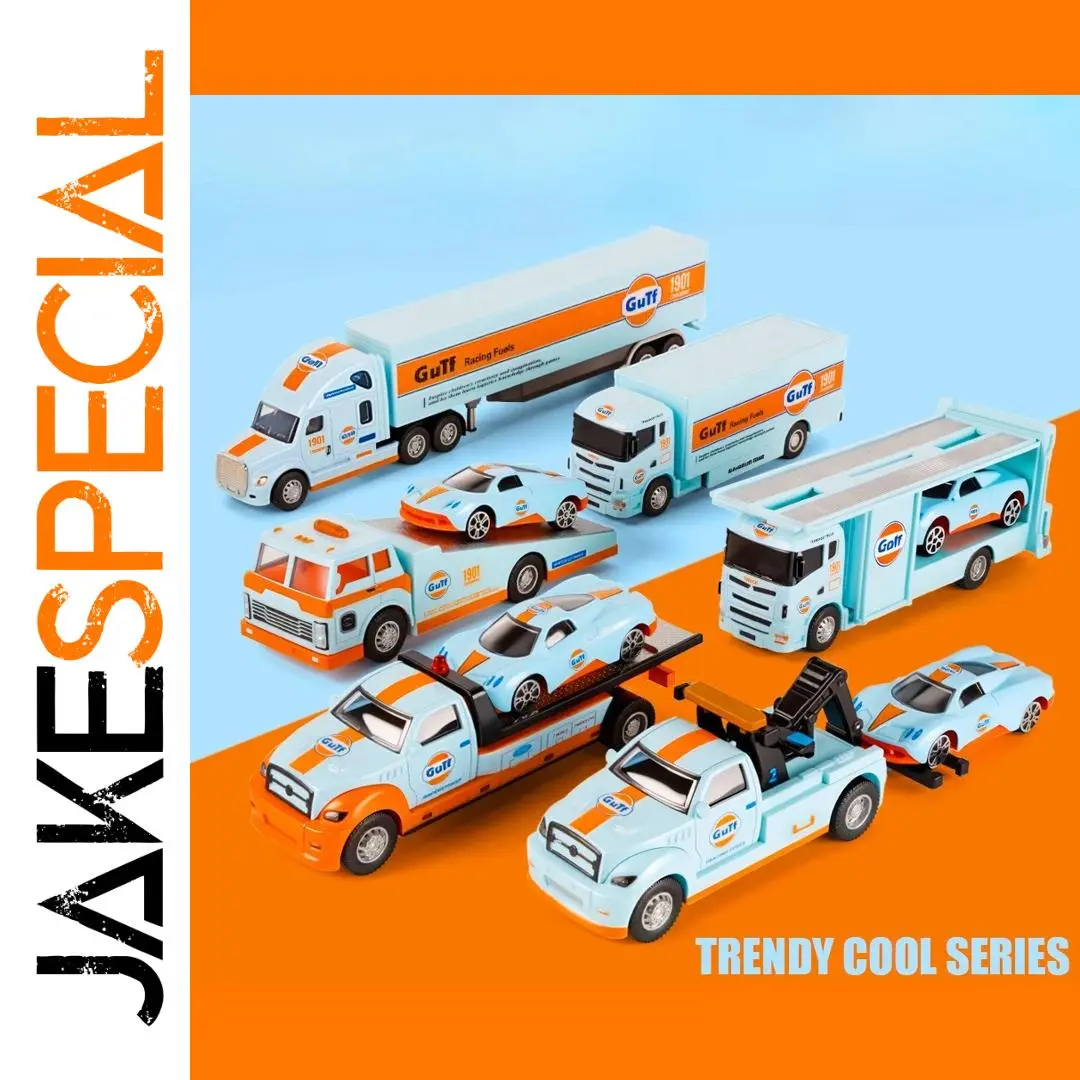 Gulf-branded Diecast Truck Collection 1:64 Scale 1 Gulf-branded Diecast Truck Collection 1:64 Scale