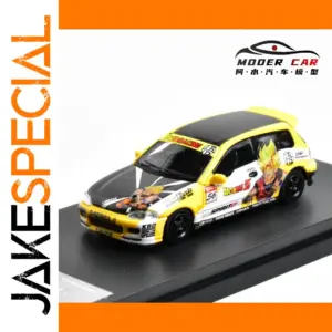 Vibrant Yellow Honda Civic EG6 Collector Model