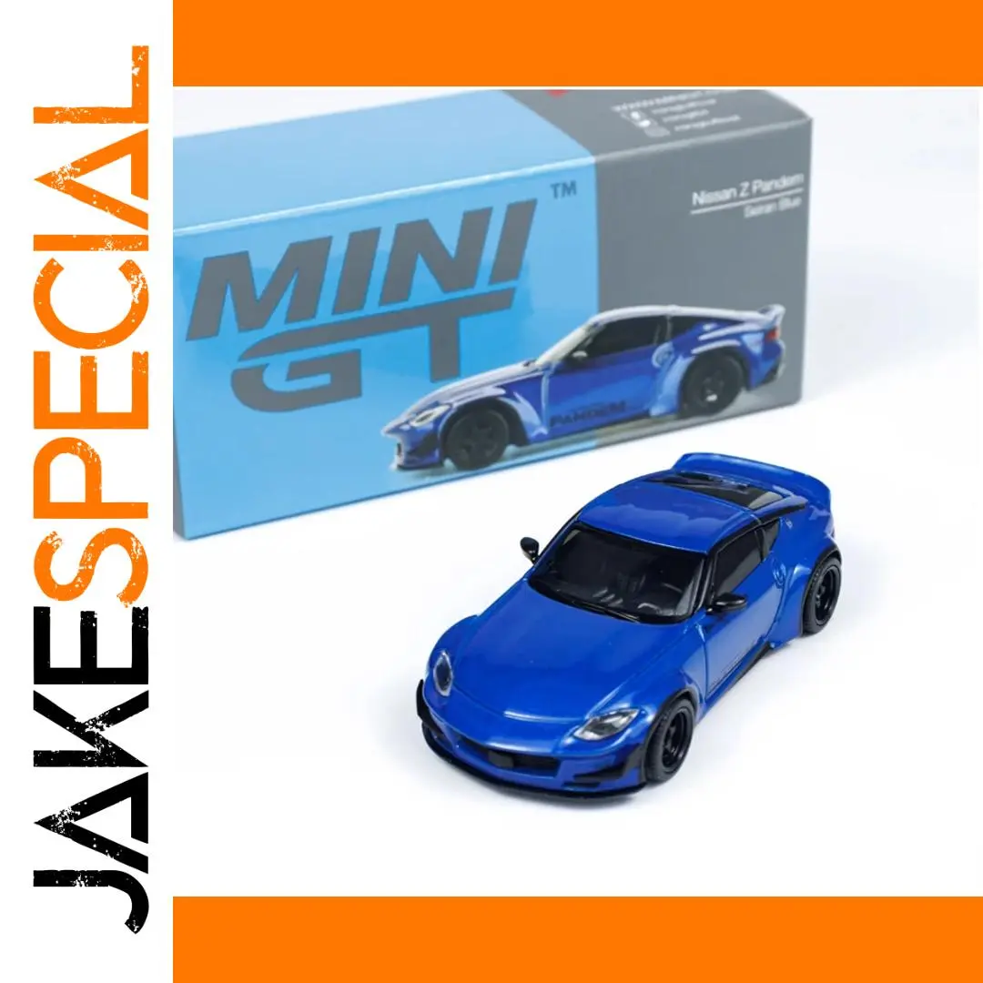 Blue Nissan Z Pandem Diecast Model 1:64 Scale 1 Blue Nissan Z Pandem Diecast Model 1:64 Scale