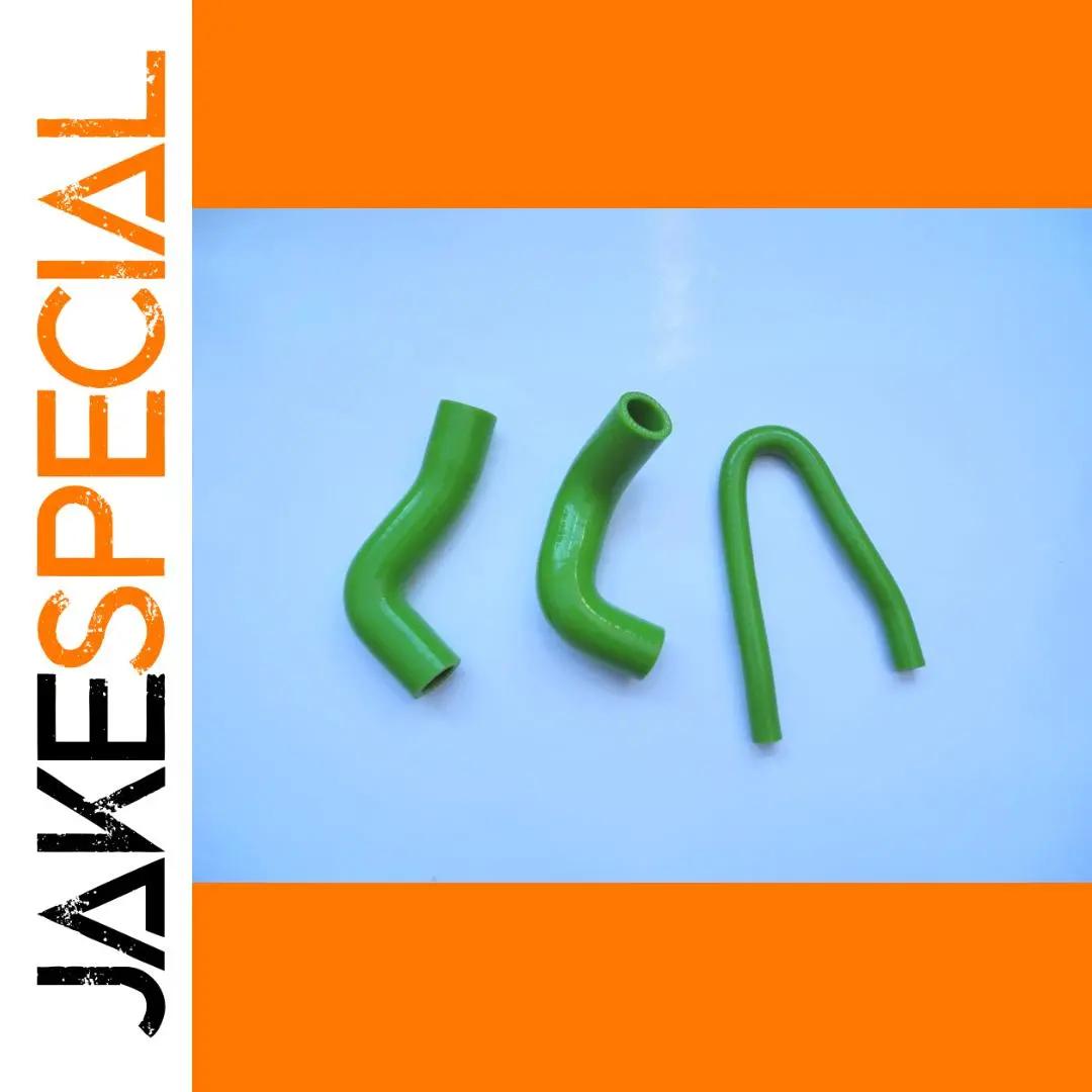 Vibrant Green Silicone Radiator Hoses for Kawasaki 1 Vibrant Green Silicone Radiator Hoses for Kawasaki