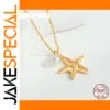 Sterling Silver Starfish Necklace with Pearls