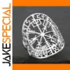 Stainless Steel Dawapara Vegvisir Ring
