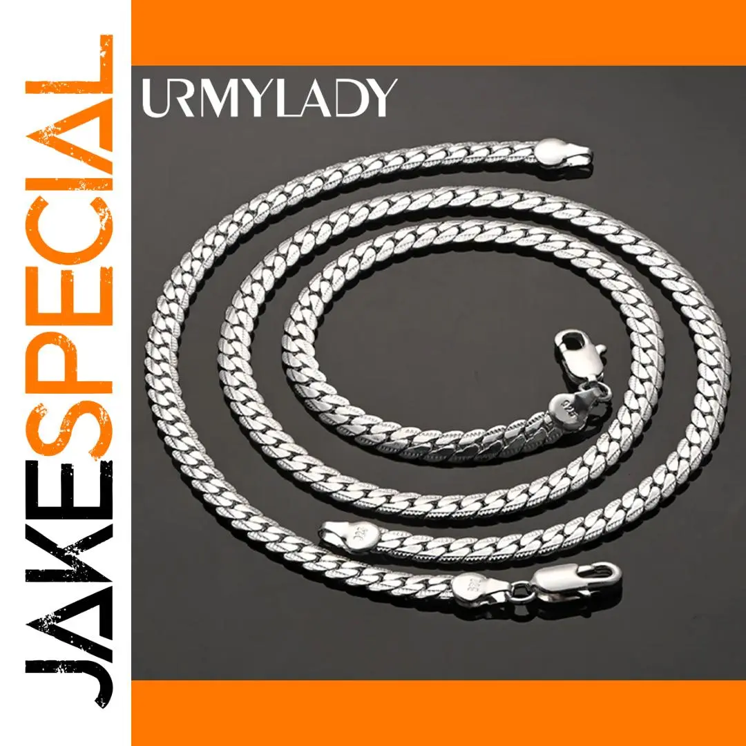 Sterling Silver Geometric Jewelry Set for Men Women 1 Sterling Silver Geometric Jewelry Set for Men Women