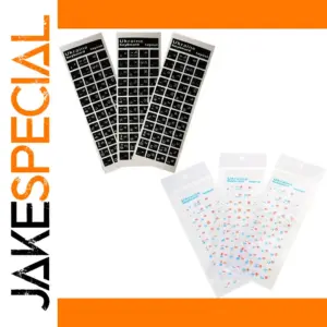 Ukrainian Keyboard Stickers Set for Desktop & Laptop