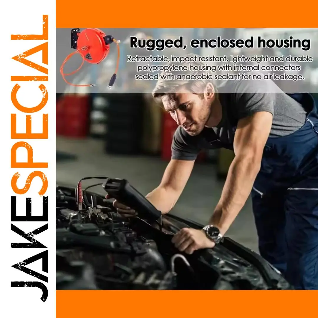 10-Meter Automatic Rewind Air Hose Reel 1 10-Meter Automatic Rewind Air Hose Reel