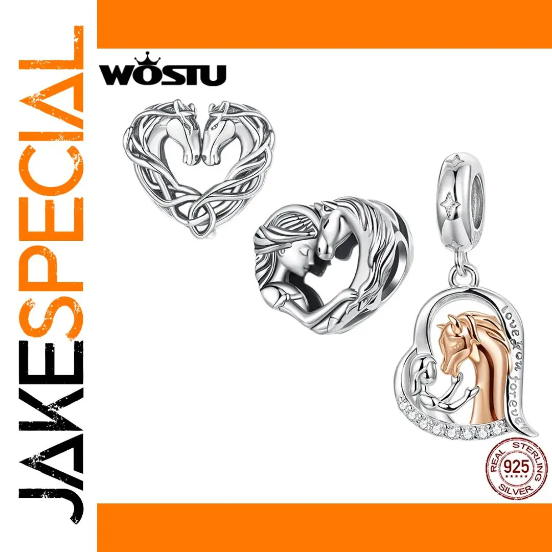 Sterling Silver Horse & Girl Charm Collection 1 Sterling Silver Horse & Girl Charm Collection