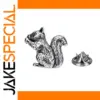 Unisex Squirrel Metal Cufflink in Alloy