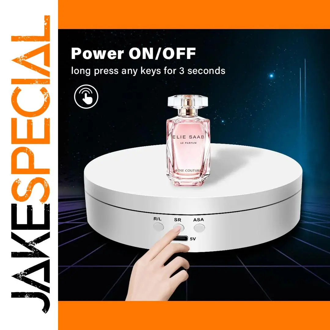 Rotating Jewelry Display Stand with USB Power 1 Rotating Jewelry Display Stand with USB Power