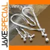 Sterling Silver Beads Jewelry Set for Women