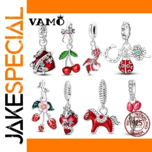 Sterling Silver Charm Beads Collection