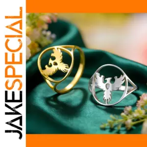 Stainless Steel Phoenix Ring for Men and Women