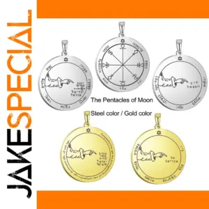 Mystical Stainless Steel Pentacle Pendant