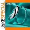 Elegant 35mm Sterling Silver Hoop Earrings