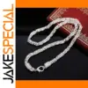 925 Sterling Silver Geometric O-Chain Necklace