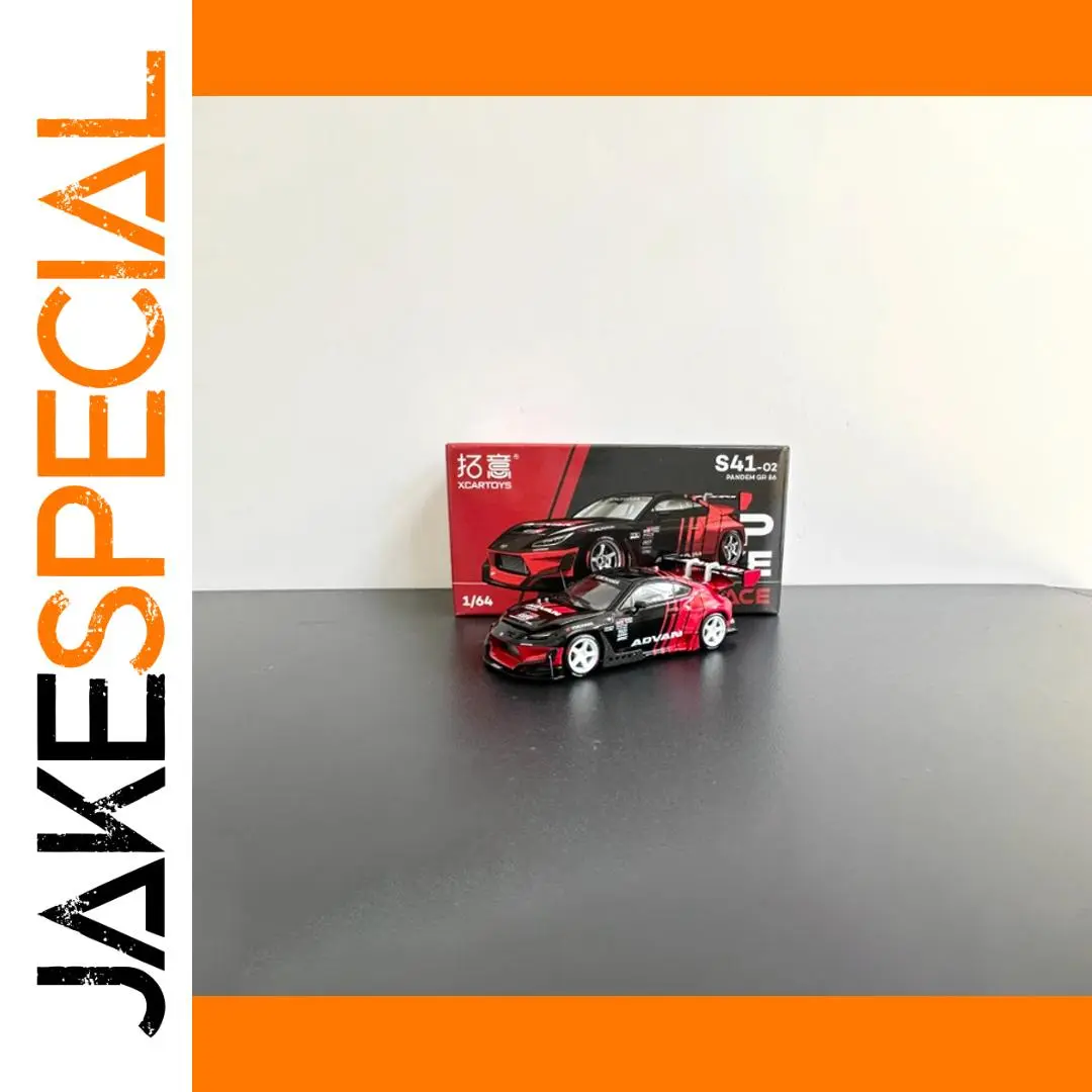 Black and Red Diecast PANDEM GR86 Model 1 Black and Red Diecast PANDEM GR86 Model