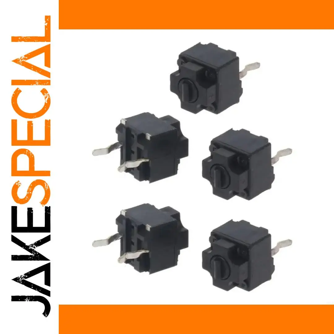 Micro Switch Set for Mouse Replacement 6x6x7.45 mm 1 Micro Switch Set for Mouse Replacement 6x6x7.45 mm