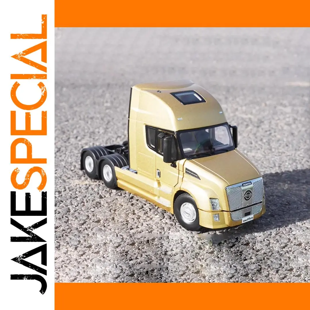 Gold Diecast Tractor Truck Model 1:24 Scale 1 Gold Diecast Tractor Truck Model 1:24 Scale