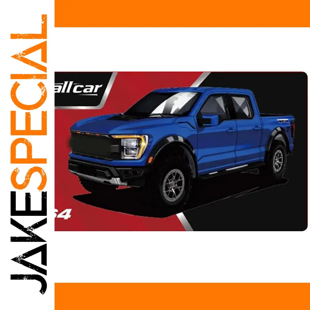 Blue Ford Raptor F150 Diecast Model 1:64 Scale 1 Blue Ford Raptor F150 Diecast Model 1:64 Scale