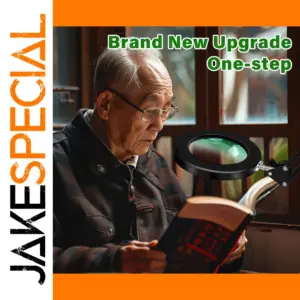 10x Magnifier LED Table Lamp for Precision Work