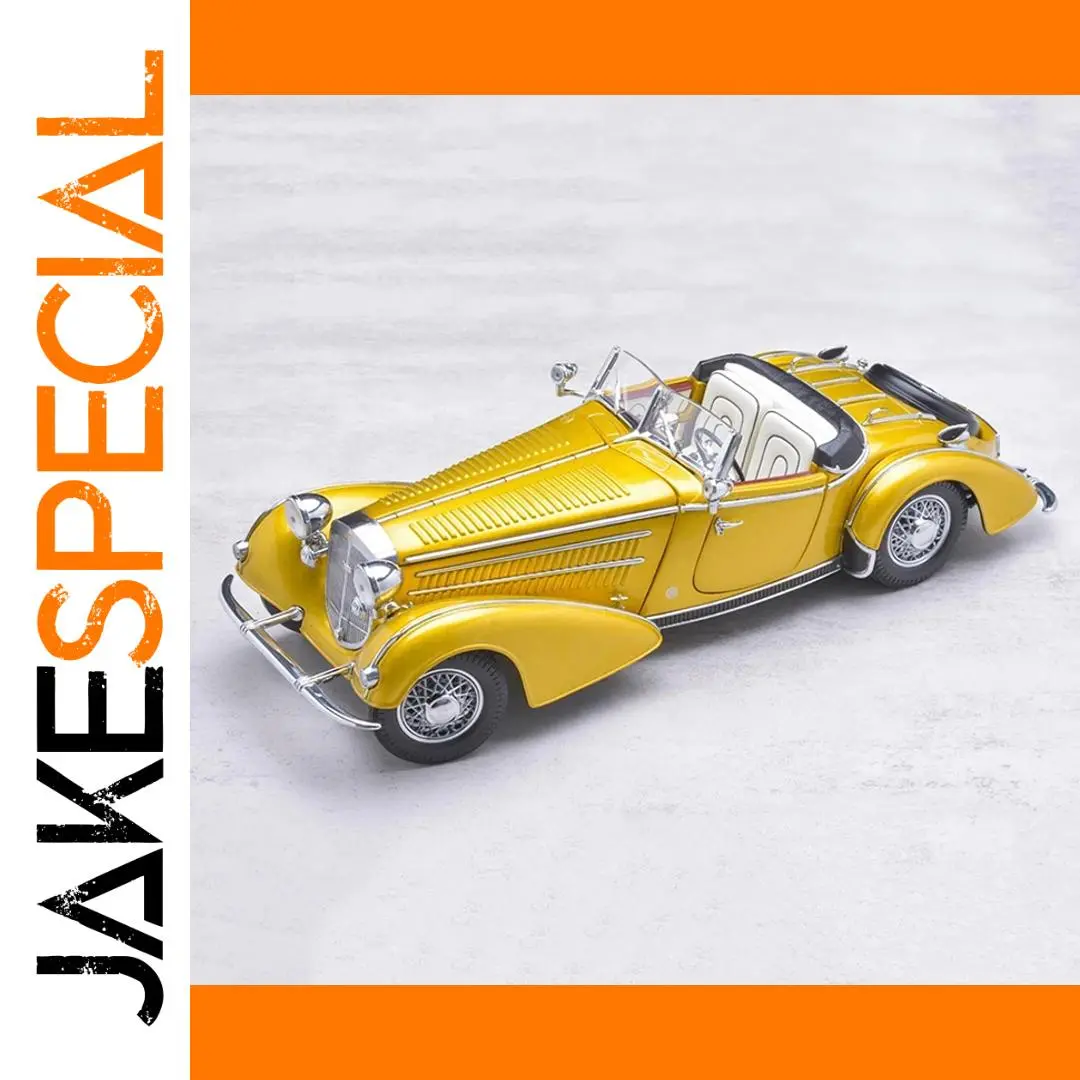 Golden 1939 SunStar Vintage Car Model Display Piece 1 Golden 1939 SunStar Vintage Car Model Display Piece