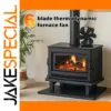 Modern Heat-Powered Fireplace Fan with 6 Aluminum Blades