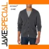 Men's Classic Dark Gray Cardigan Sweater