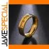 Stainless Steel Hebrew Shema Ring for Faith