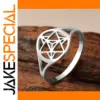 Stainless Steel Sacred Geometry Ring