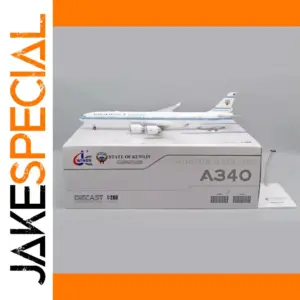 Kuwait Airbus A340-500 1:200 Scale Model