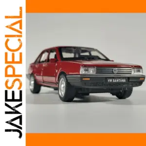 Vibrant Red 1:32 Volkswagen Santana Diecast Model