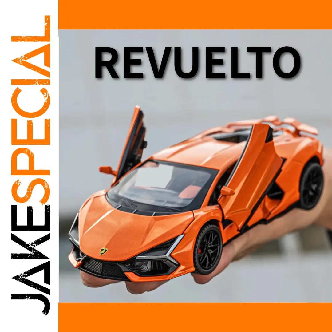Orange Alloy Toy Car 1:32 Scale Collector's Model 1 Orange Alloy Toy Car 1:32 Scale Collector's Model