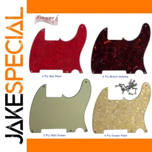 Tele Guitar Pickguard in Vibrant Colors