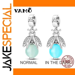 Sterling Silver Firefly Charm Bead KSC037