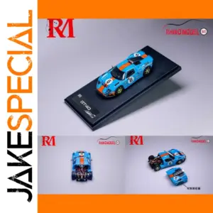 Blue Ford GT40 Diecast Model 1:64 Scale
