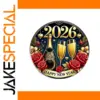 New Year 2026 Brooch in Vibrant Colors