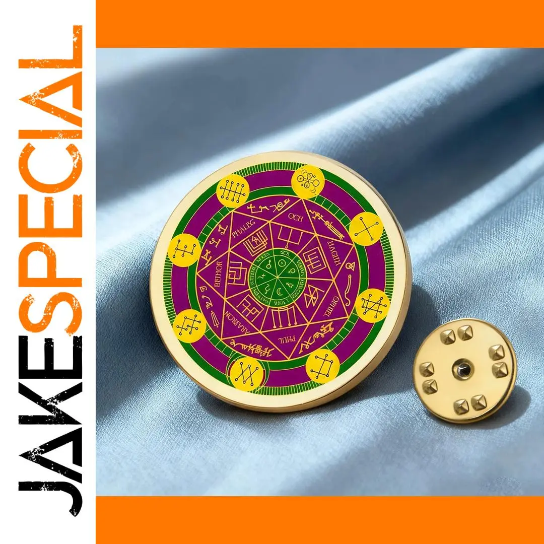 Stainless Steel Seal of Archangels Brooch 1 Stainless Steel Seal of Archangels Brooch