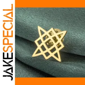 Unisex Stainless Steel Svarog Brooch