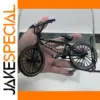 Black Alloy Mountain Bike Miniature Model