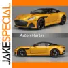 Yellow Aston Martin DBS Valkyrie 1:22 Diecast Model