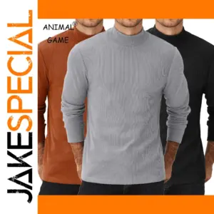 Men's Mock Turtleneck Sweater by ANIMAL GAME