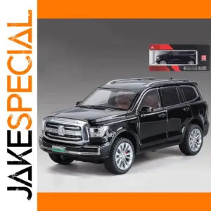 Black 1:24 Off-Road SUV Model by WELLY