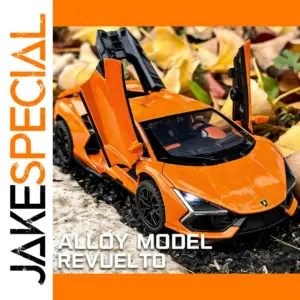 Vibrant Orange Lamborghini Reventón Model 1:32