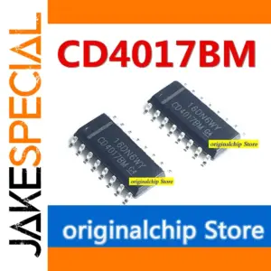 Set of 5 CD4017BM Decade Counter ICs