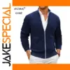 Animal Game Men's Knit Sweater with Zipper